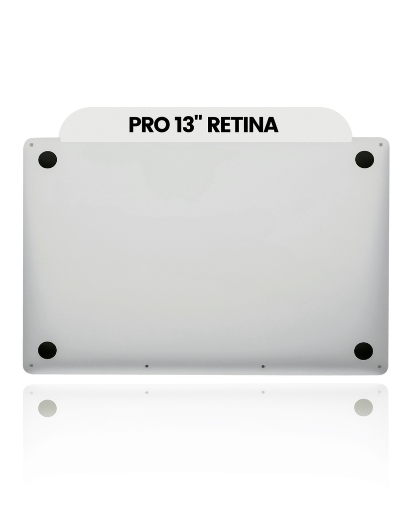 Bottom Case Compatible For MacBook Pro 13&quot; Retina (A1708 / Late 2016 / Mid 2017) (Used OEM Pull: Grade B/C) (Silver)