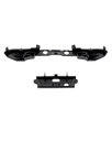 LB RB Trigger Bumper Buttons With Middle Bar Compatible For Xbox One S Controller (Black)