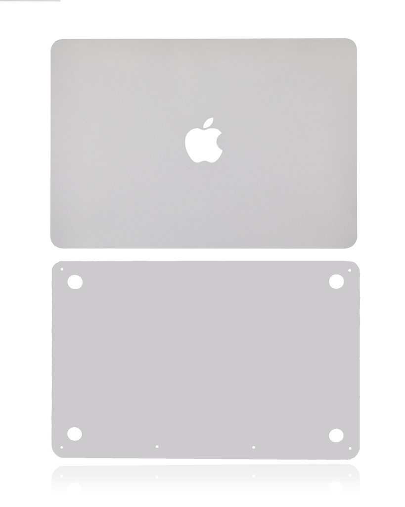 2 in 1 (Top and Bottom) Skin Compatible For Macbook Pro 13&quot; (A2338 / Late 2020) (Space Gray)