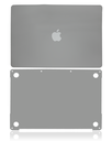 2 in 1 (Top and Bottom) Skin Compatible For MacBookPro 13&quot; (A2251 / Mid 2020) (Space Gray)