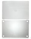 2 in 1 (Top and Bottom) Skin Compatible For MacBook Pro 16&quot; (A2141 / Mid 2019) (Silver)