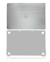 2 in 1 (Top and Bottom) Skin Compatible For MacBook Pro 15&quot; Touch Bar (A1990 / Late 2018 / Early 2019) (Space Gray)