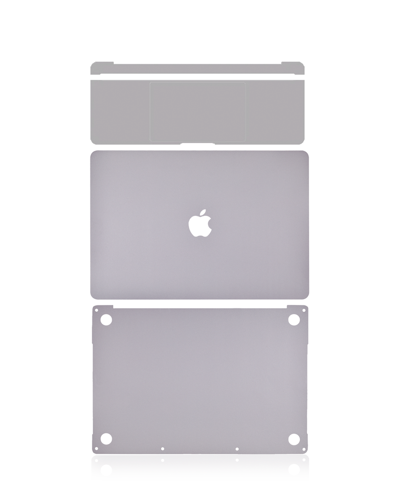 4in1 (Top, Bottom, Keyboard, Palmrest) Skin Compatible For MacBook Pro 13&quot; W/ Touch Bar (A1706 / Late 2016 / Mid 2017) (Space Gray)