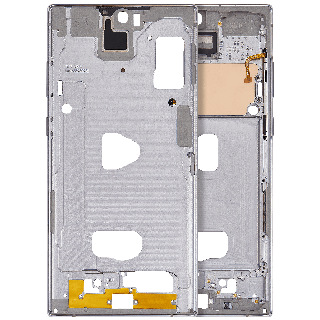 Mid-Frame Housing Compatible For Samsung Galaxy Note 10 Plus (Aura White)