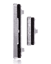 Hard Buttons (Power / Volume) Compatible For Samsung Galaxy Note 10 Plus / 5G (Aura Glow / Silver)