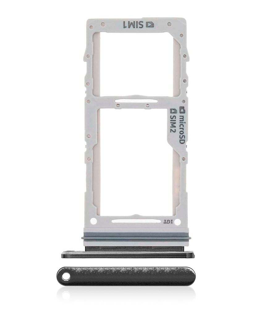 Dual Sim Card Tray Compatible For Samsung Galaxy Note 10 Plus / 5G (Aura Black)