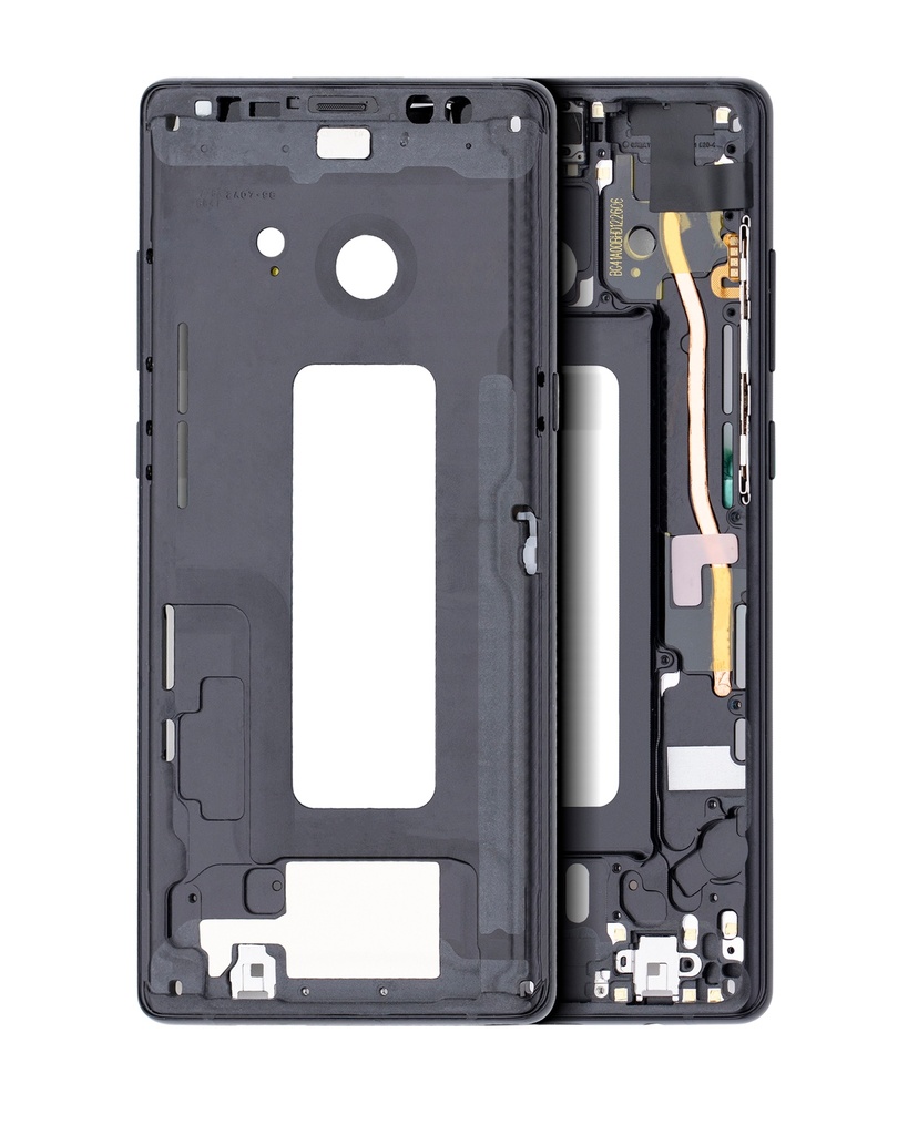 Mid-Frame Housing Compatible For Samsung Galaxy Note 8 (With Small Parts) (Midnight Black)