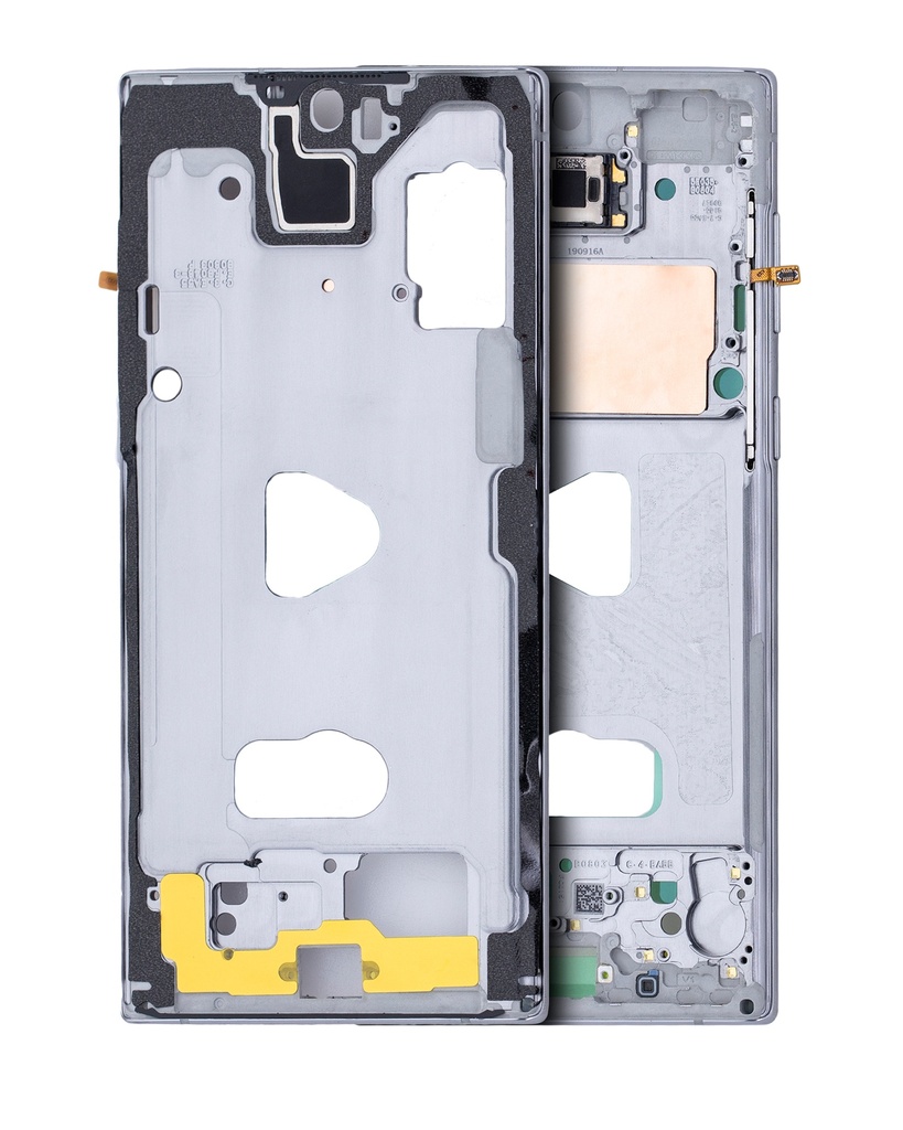 Mid-Frame Housing Compatible For Samsung Galaxy Note 10 (Aura White)