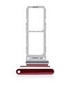 Dual Sim Card Tray Compatible For Samsung Galaxy Note 10 (Aura Red)