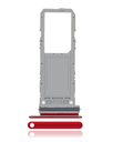 Single Sim Card Tray Compatible For Samsung Galaxy Note 10 (Aura Red)