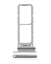 Dual Sim Card Tray Compatible For Samsung Galaxy Note 10 (Aura Glow / Silver)