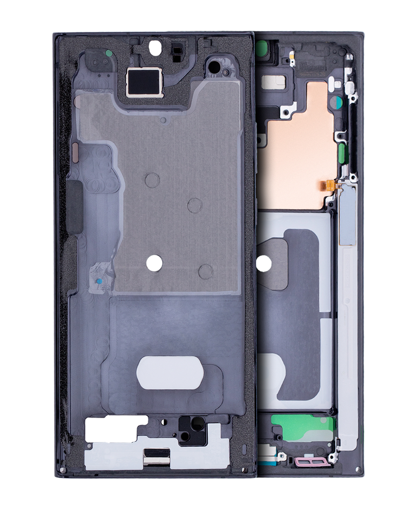Mid-Frame Housing Compatible For Samsung Galaxy Note 20 Ultra (Mystic Black)