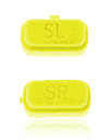 SR and SL Switch Button Compatible For Nintendo Switch Joy Con Controller (2 Piece Set) (Yellow)
