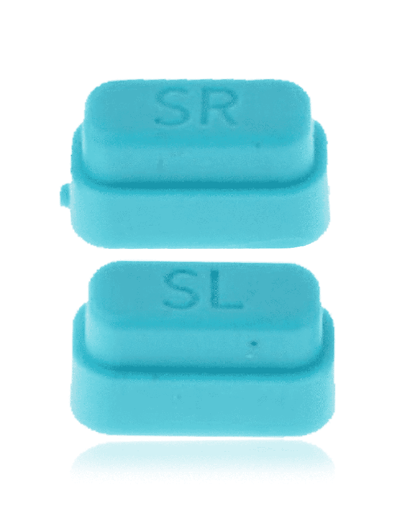 SR and SL Switch Button Compatible For Nintendo Switch Joy Con Controller (2 Piece Set) (Blue)