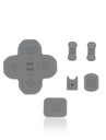 Rubber Conductive D-Pad Buttons (Left) Set Compatible For Nintendo Switch Joy Con Controller (6 Piece Set)