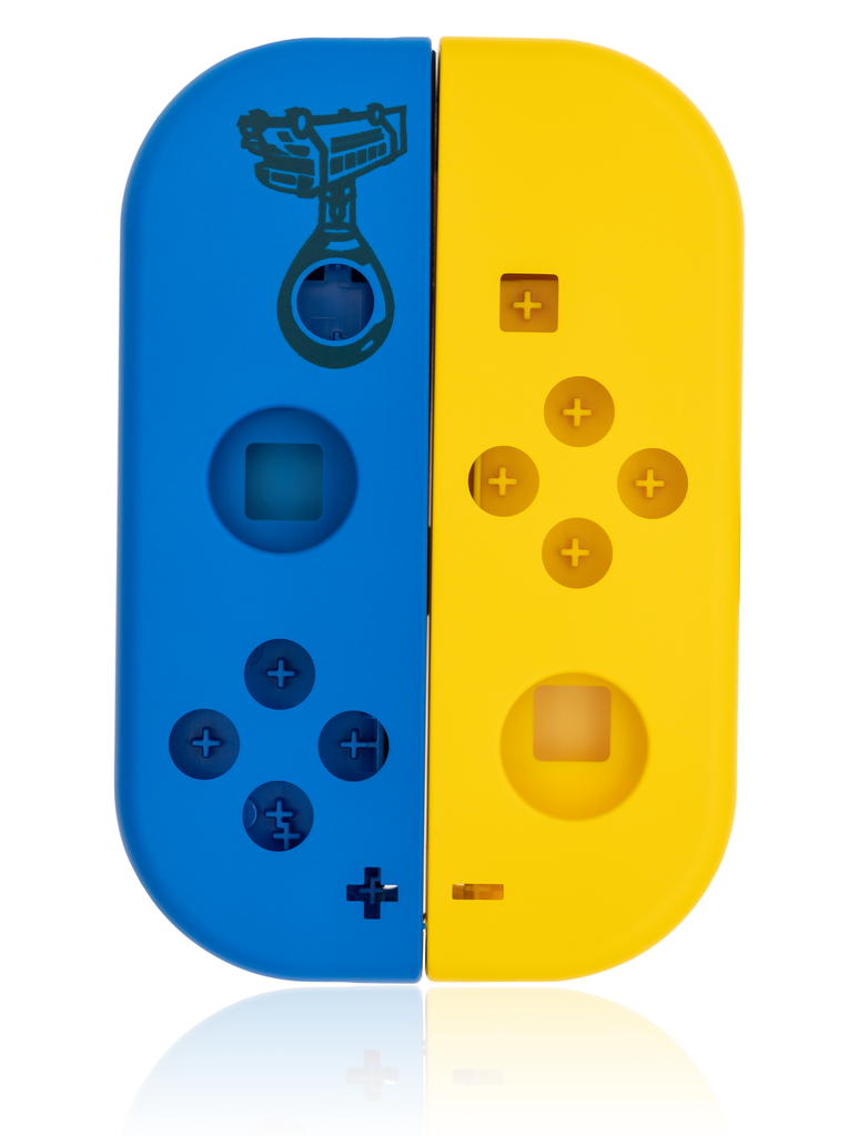 Housing Shell Compatible For Nintendo Switch Joy Con Controller (Yellow / Blue)