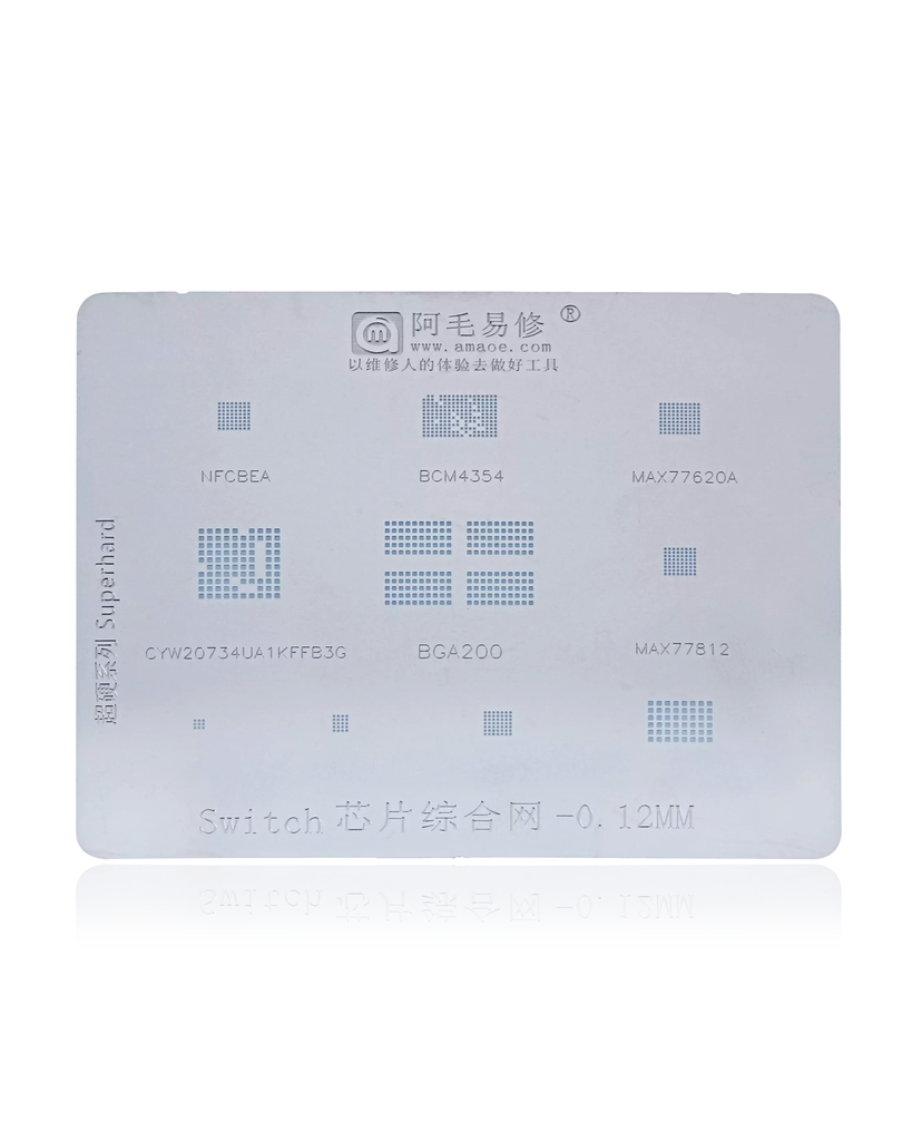 Switch IC Chip Stencils (0.12MM) (Amaoe)