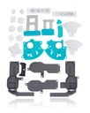 Complete Button Assembly for Nintendo Switch Lite (Turquoise)