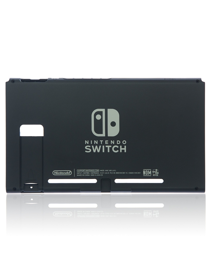 Housing Shell Case Cover (Top &amp; Bottom) Compatible For Nintendo Switch (HAC-001(-01) Version 2) (Black)