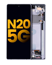 OLED Assembly With Frame Compatible For Samsung Galaxy Note 20 5G (Refurbished) (Mystic Gray)