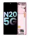 OLED Assembly With Frame Compatible For Samsung Galaxy Note 20 5G (Service Pack) (Mystic Bronze)