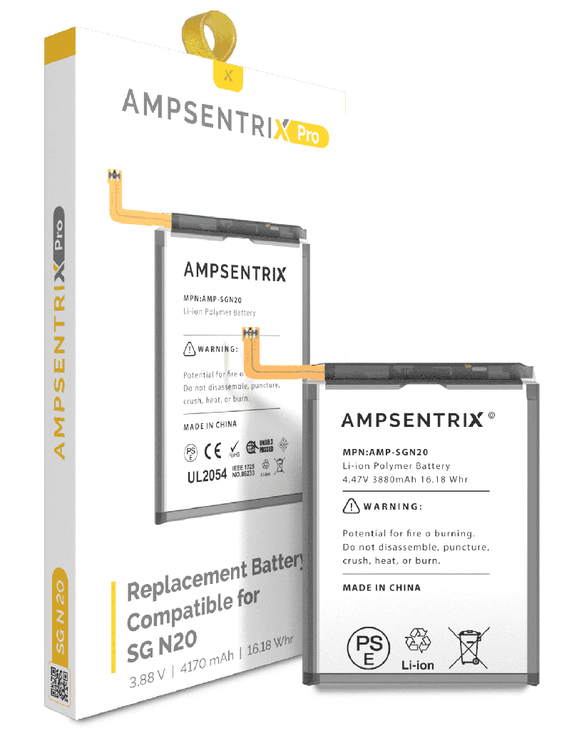 Replacement Battery Compatible For Samsung Galaxy Note 20 (AmpSentrix Pro)