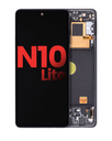 OLED Assembly With Frame Compatible For Samsung Galaxy Note 10 Lite (Aftermarket Plus) (Aura Black)