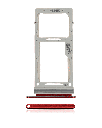Dual Sim Card Tray Compatible For Samsung Galaxy Note 10 Lite (Aura Red)