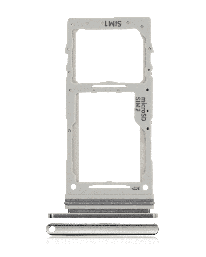 Dual Sim Card Tray Compatible For Samsung Galaxy Note 10 Lite (Aura Glow)