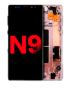 OLED Assembly With Frame Compatible For Samsung Galaxy Note 9 (Aftermarket Plus) (Alpine White)