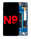 OLED Assembly With Frame Compatible For Samsung Galaxy Note 9 (Aftermarket Plus) (Ocean Blue)