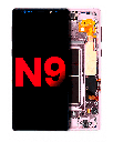 OLED Assembly With Frame Compatible For Samsung Galaxy Note 9 (Aftermarket Plus) (Lavender Purple)