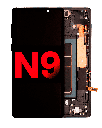 OLED Assembly With Frame Compatible For Samsung Galaxy Note 9 (Aftermarket Plus) (Midnight Black)