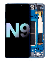 OLED Assembly With Frame Compatible For Samsung Galaxy Note 9 (Service Pack) (Ocean Blue)