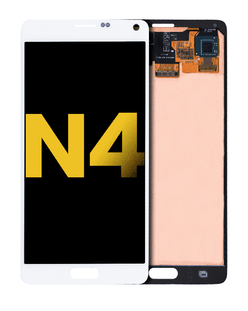 OLED Assembly Without Frame Compatible For Samsung Galaxy Note 4 (Refurbished) (White)
