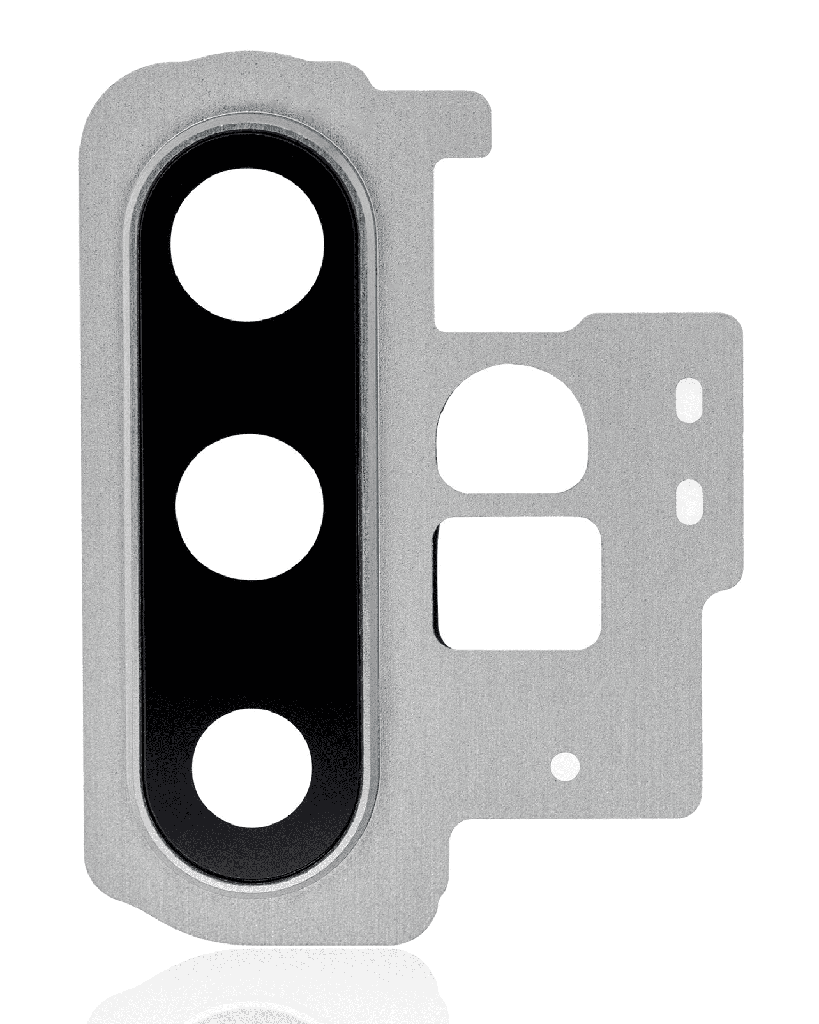 Back Camera Lens With Bracket / Bezel Compatible For Samsung Galaxy Note 10 Plus / 5G (Aura Glow / Silver)