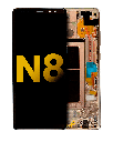 OLED Assembly With Frame Compatible For Samsung Galaxy Note 8 (Refurbished) (Maple Gold)