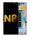 OLED Assembly With Frame Compatible For Samsung Galaxy Note 8 (Refurbished) (Orchid Gray)