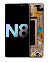OLED Assembly With Frame Compatible For Samsung Galaxy Note 8 (Service Pack) (Maple Gold)