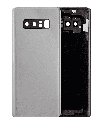 Back Cover Glass With Camera Lens Compatible For Samsung Galaxy Note 8 (No Logo) (Aftermarket Plus) (Silver)