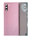 Back Cover Glass With Camera Lens Compatible For Samsung Galaxy Note 10 (No Logo) (Aftermarket Plus) (Aura Pink)