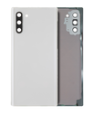 Back Cover Glass With Camera Lens Compatible For Samsung Galaxy Note 10 (Service Pack) (Aura White)