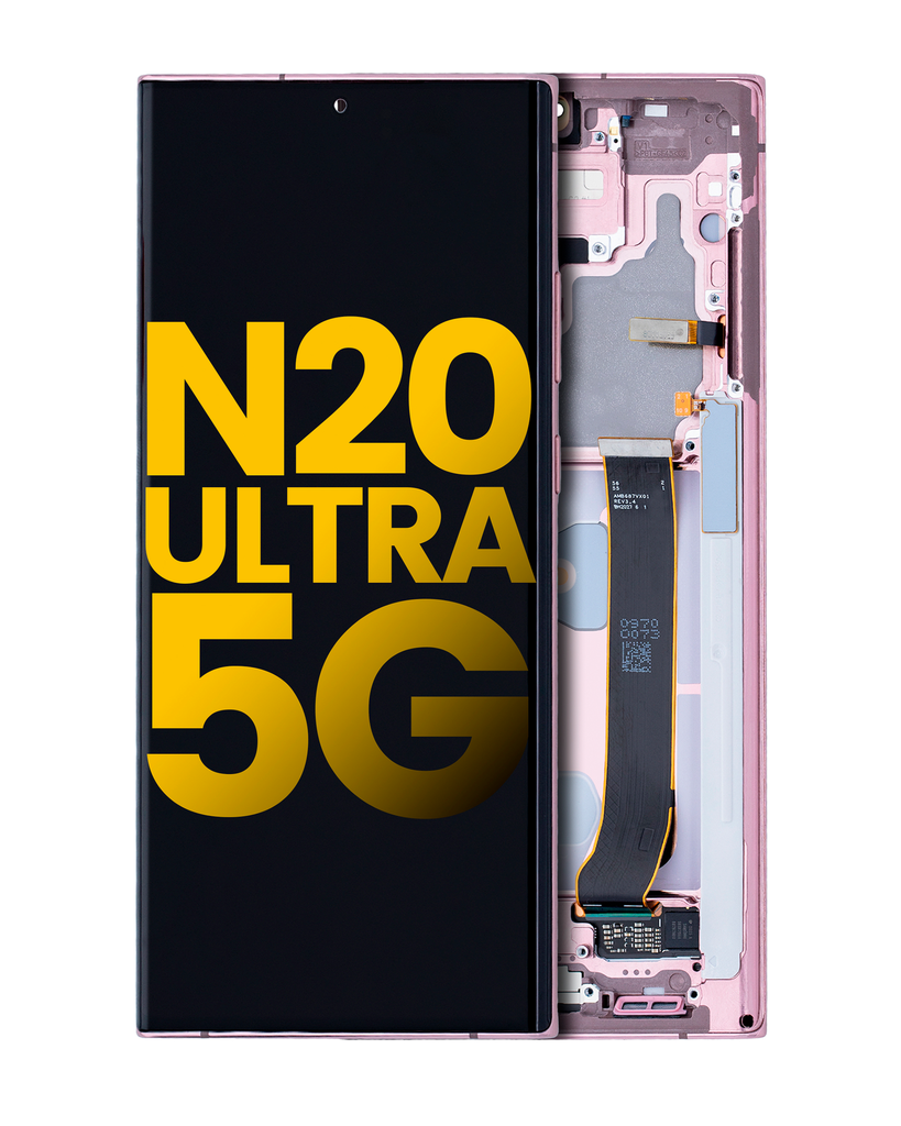 OLED Assembly With Frame Compatible For Samsung Galaxy Note 20 Ultra 5G (Refurbished) (Mystic Bronze)