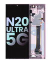 OLED Assembly With Frame Compatible For Samsung Galaxy Note 20 Ultra 5G (Service Pack) (Mystic Bronze)