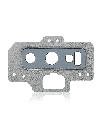 Back Camera Lens With Bracket / Bezel Compatible For Samsung Galaxy Note 9 (Cloud Silver)