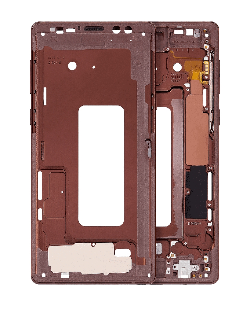Mid-Frame Housing Compatible For Samsung Galaxy Note 9 (Metallic Copper)