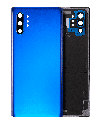 Back Cover Glass With Camera Lens Compatible For Samsung Galaxy Note 10 Plus / 5G (No Logo) (Aftermarket Plus) (Aura Blue)