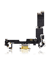 Charging Port Flex Cable Compatible For iPhone 14 Plus (Used OEM Pull) (Yellow)