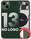 Back Housing W/ Small Components Pre-Installed Compatible For iPhone 13 (No Logo) (Aftermarket Plus) (International Version) (Green)