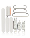 Hard Buttons (Power / Volume / Switch) Compatible For iPhone 13 / 13 Mini (Starlight)